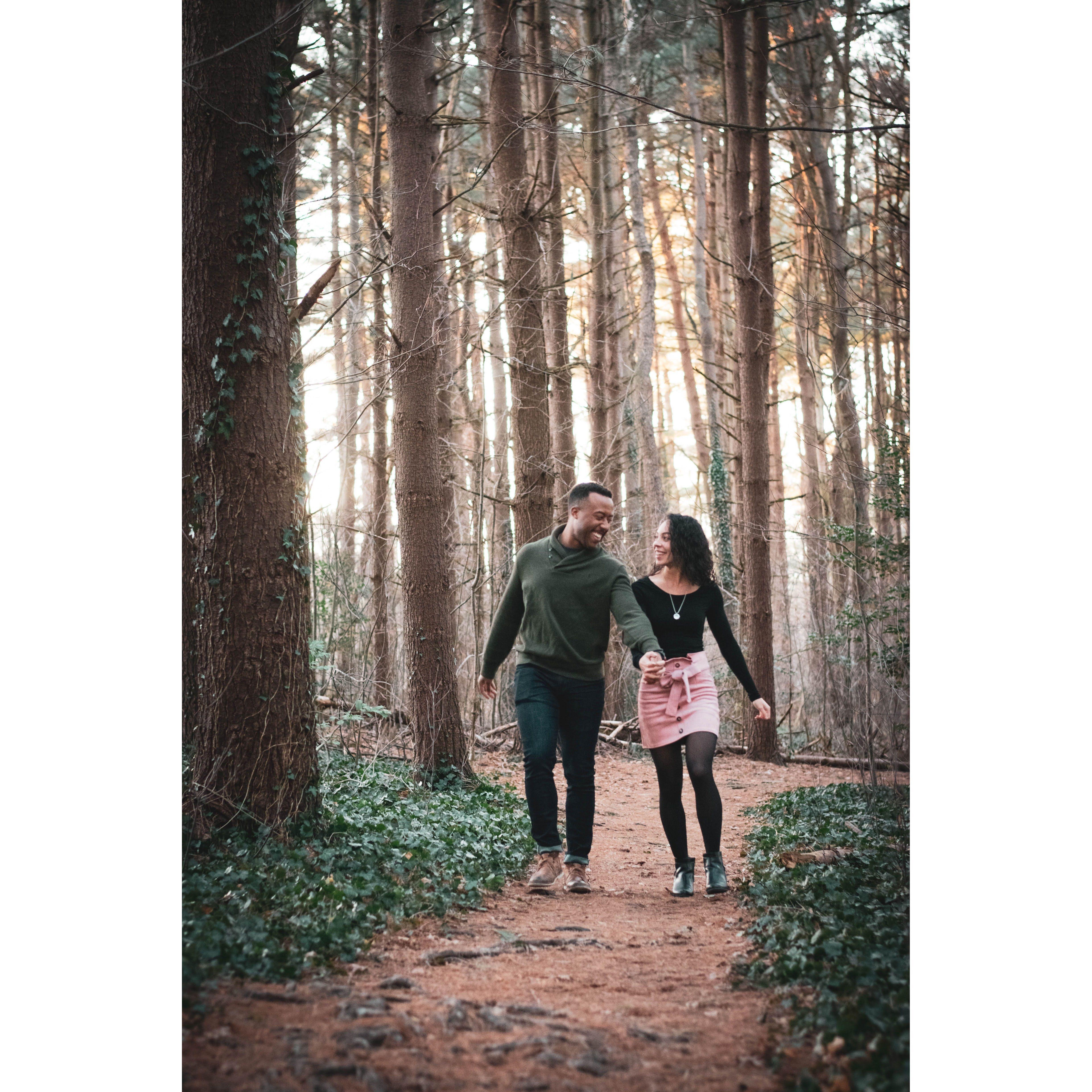 Our first photoshoot together in January 2021