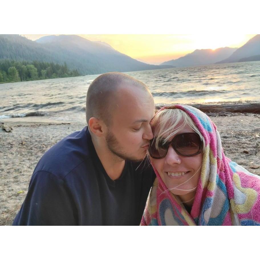 This is the spot that we got engaged!