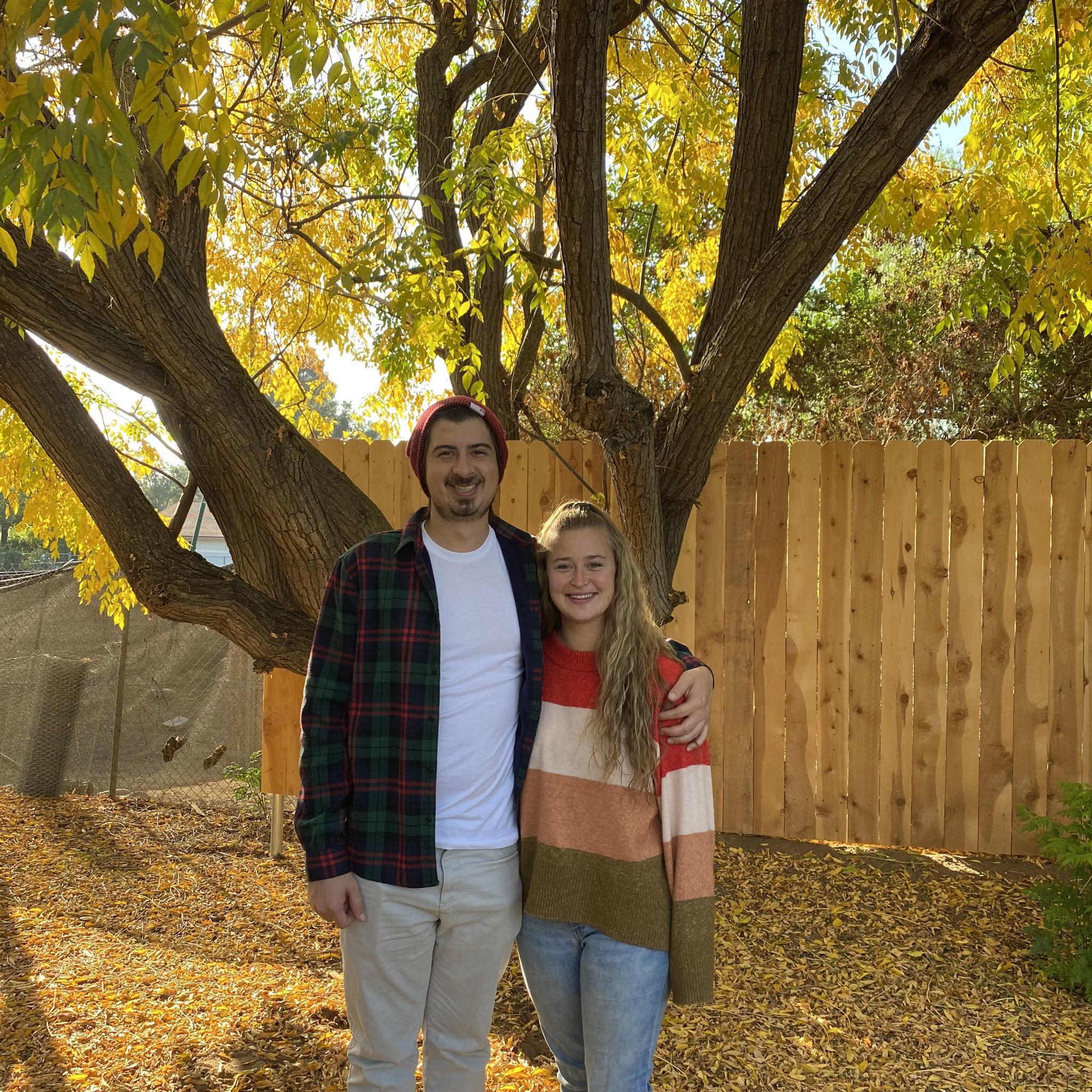 One of our first Thanksgivings together, down in San Diego.