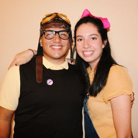 First date party we ever went to together (before we started dating)! The theme was Perfect Pairs, so we dressed up as Ellie & Carl from Up