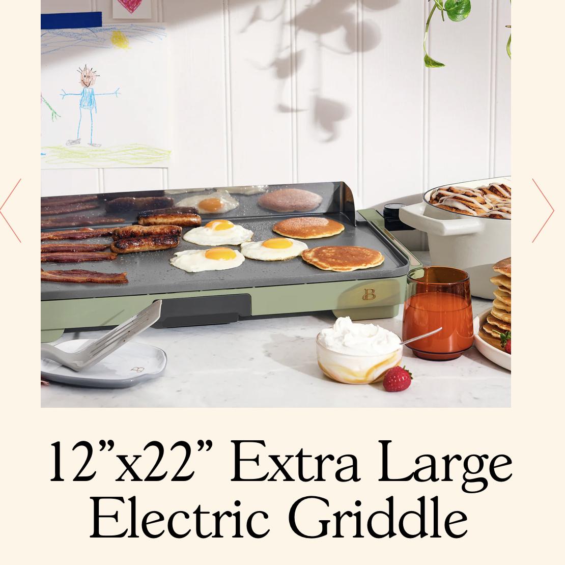 Sage - 12”x22” Extra Large Electric Griddle