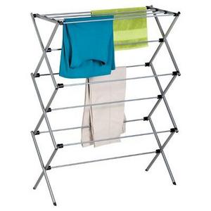 Honey-Can-Do Folding Steel Drying Rack - Silver