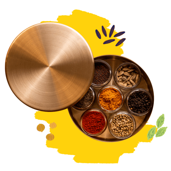 Masala Dabba (Indian Spice Container)