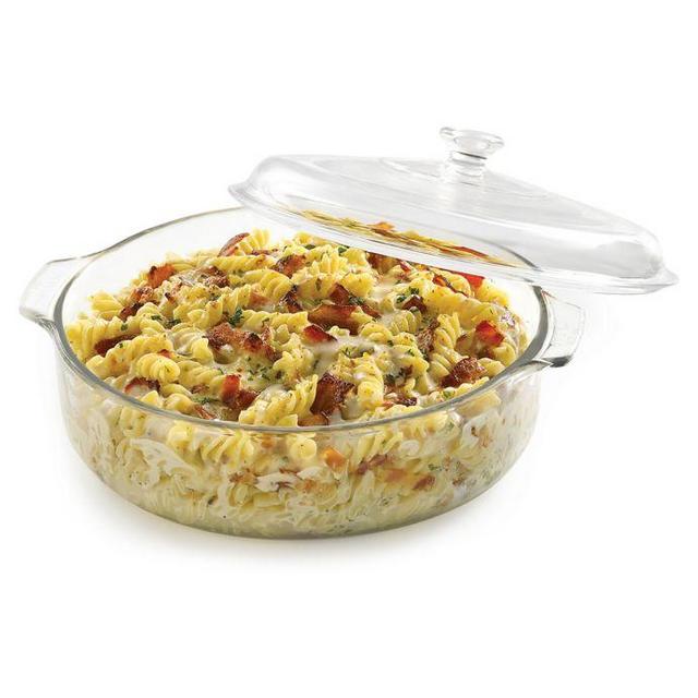 Libbey Glass - Libbey® Glass Bakers 3 Qt. Casserole Dish with Cover in Clear