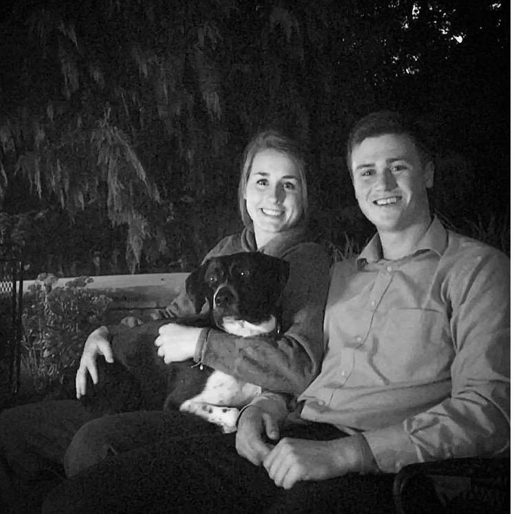 Dakota and I with our forever favorite child, Luna.