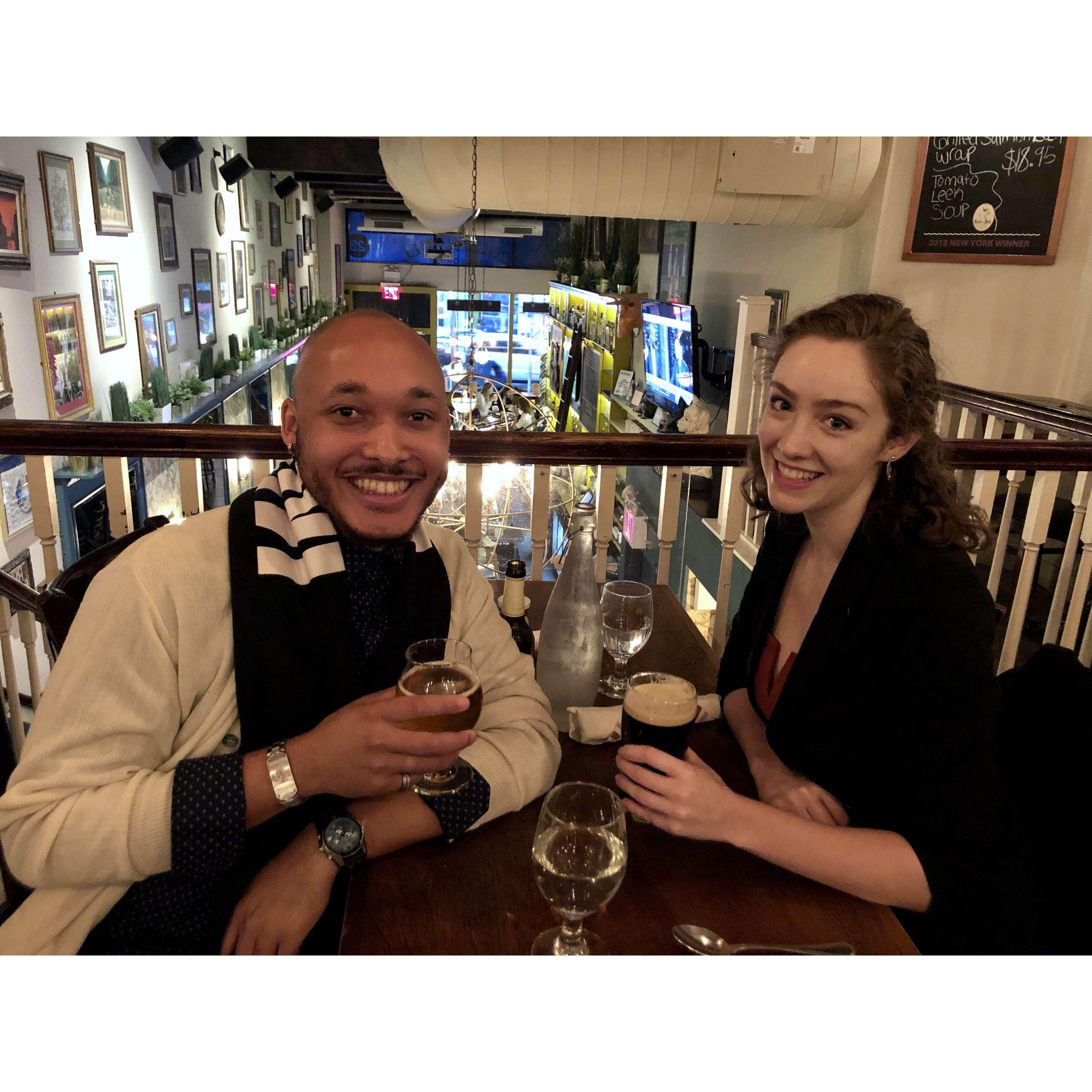 Dinner after a Broadway show