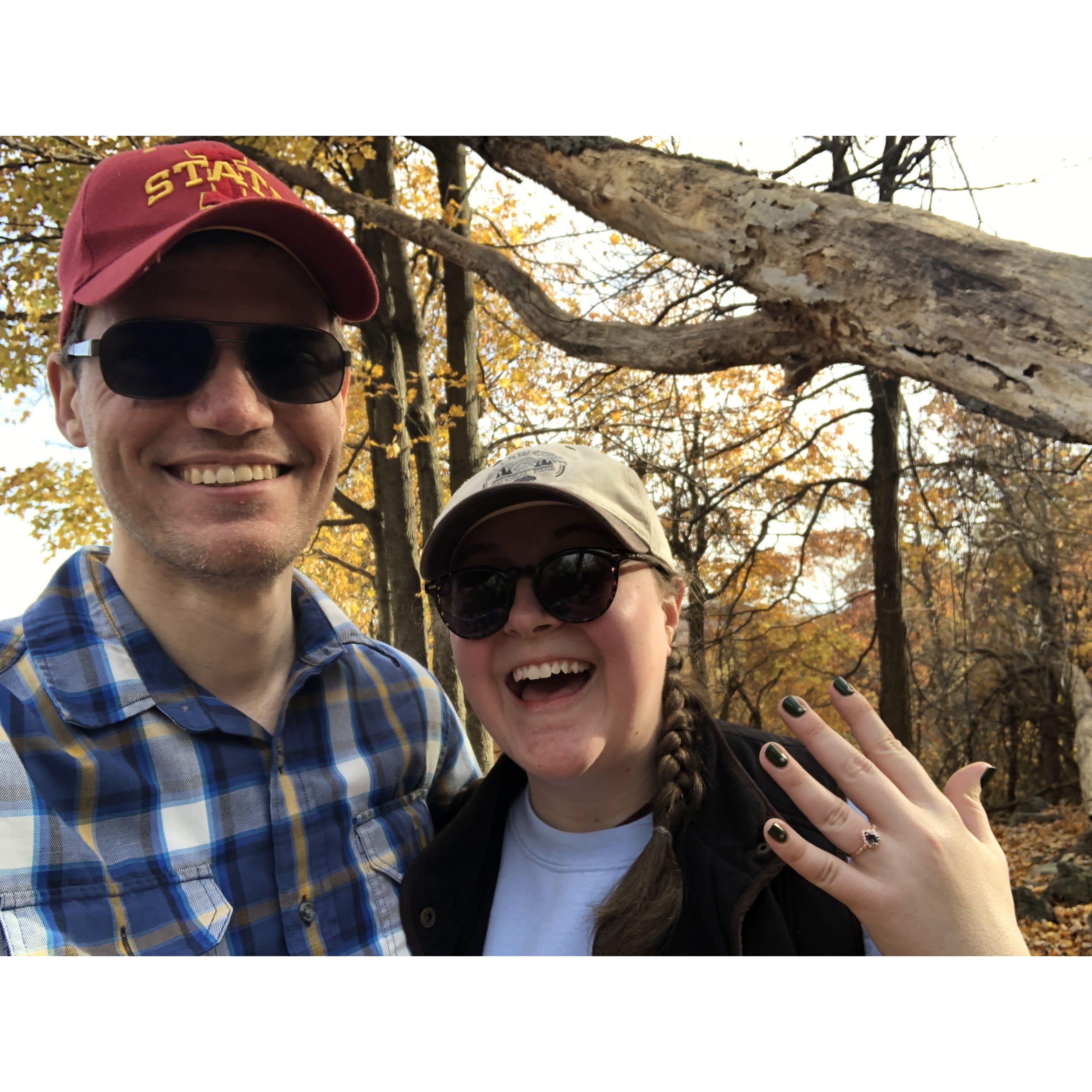 The proposal hike!