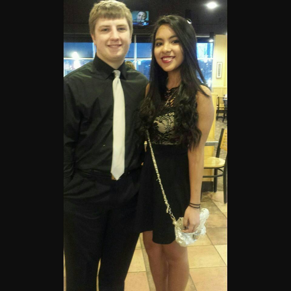 Our 2 year anniversary, the night Lance gave Valerie her promise ring!