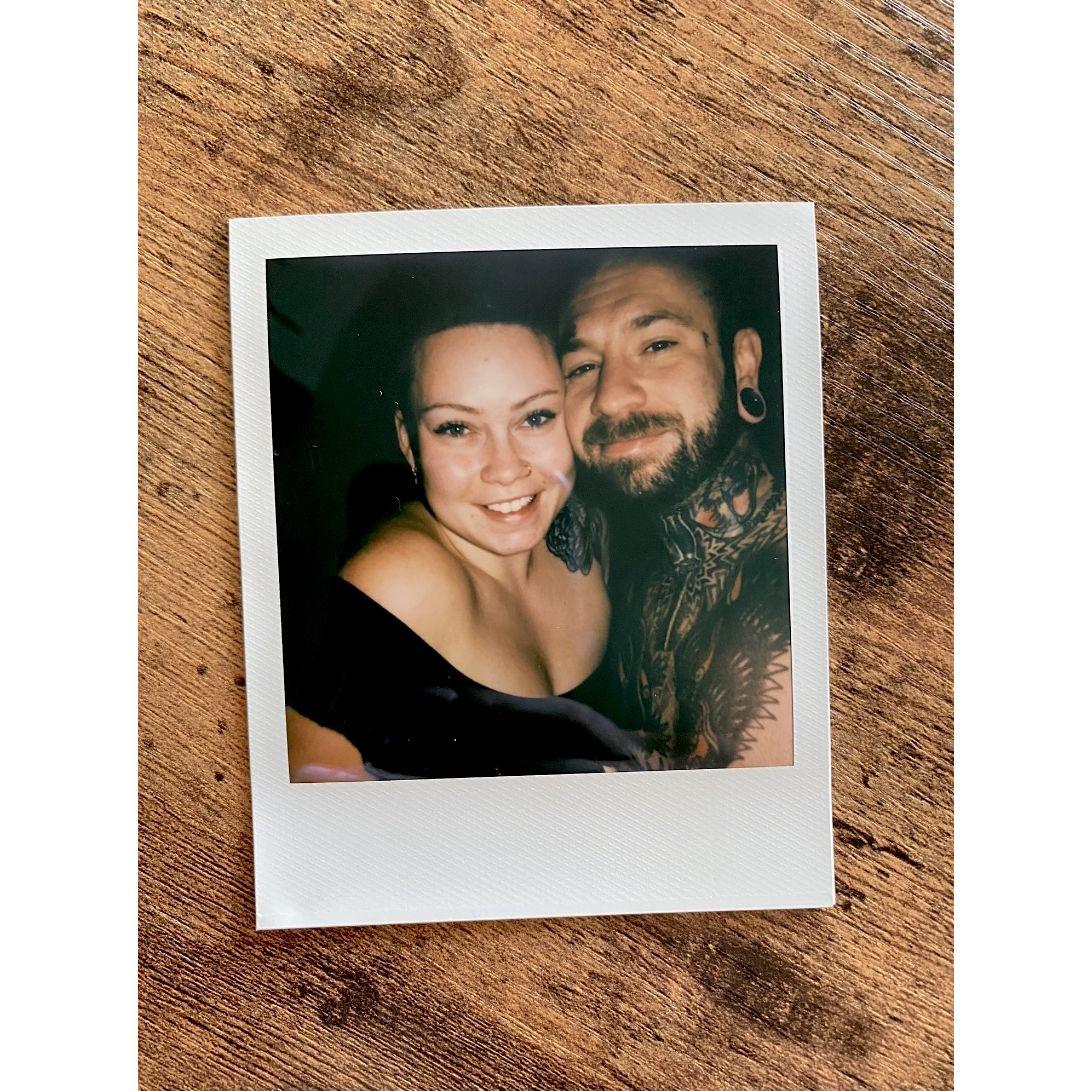Our first official photo together, 2021