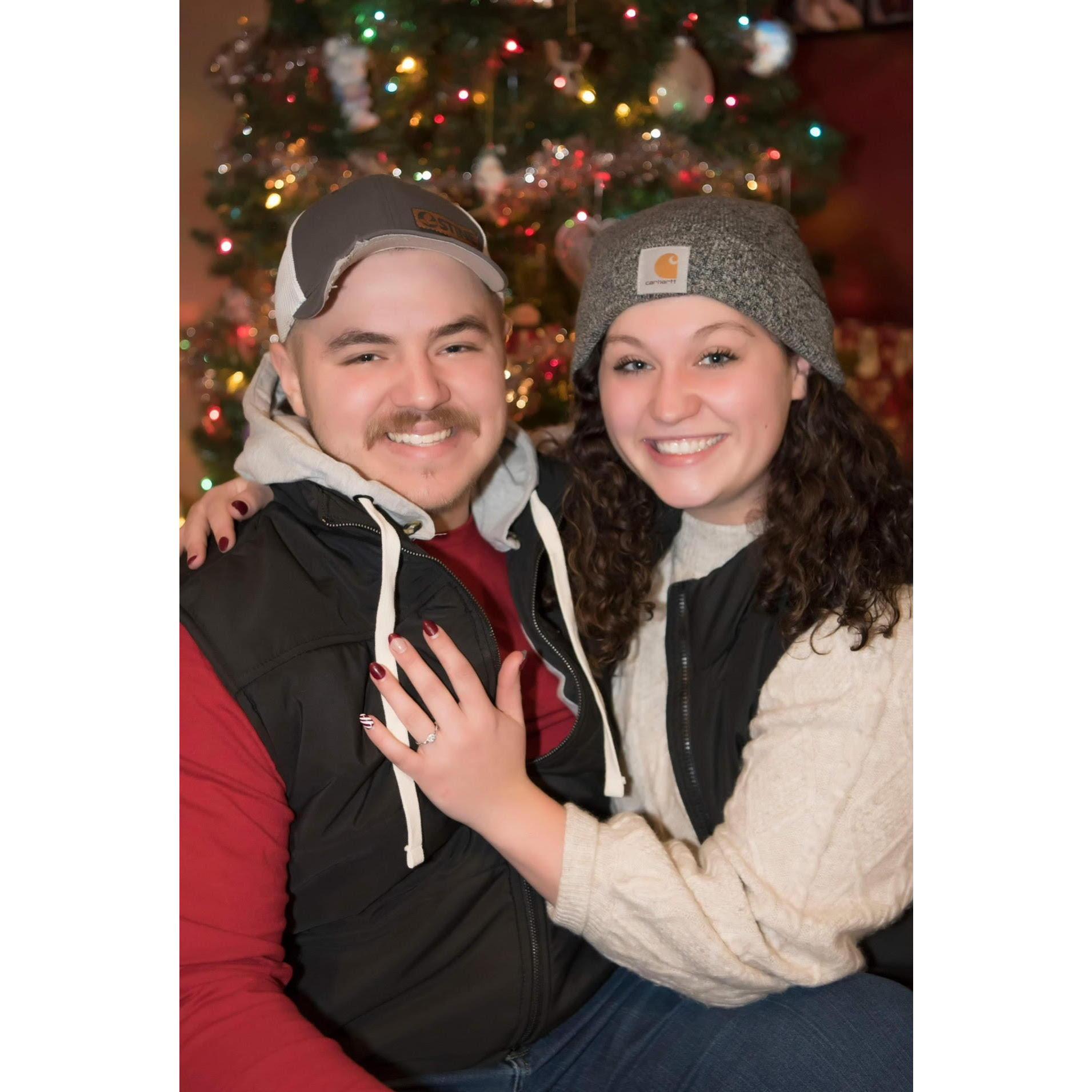 The night we got engaged!!!