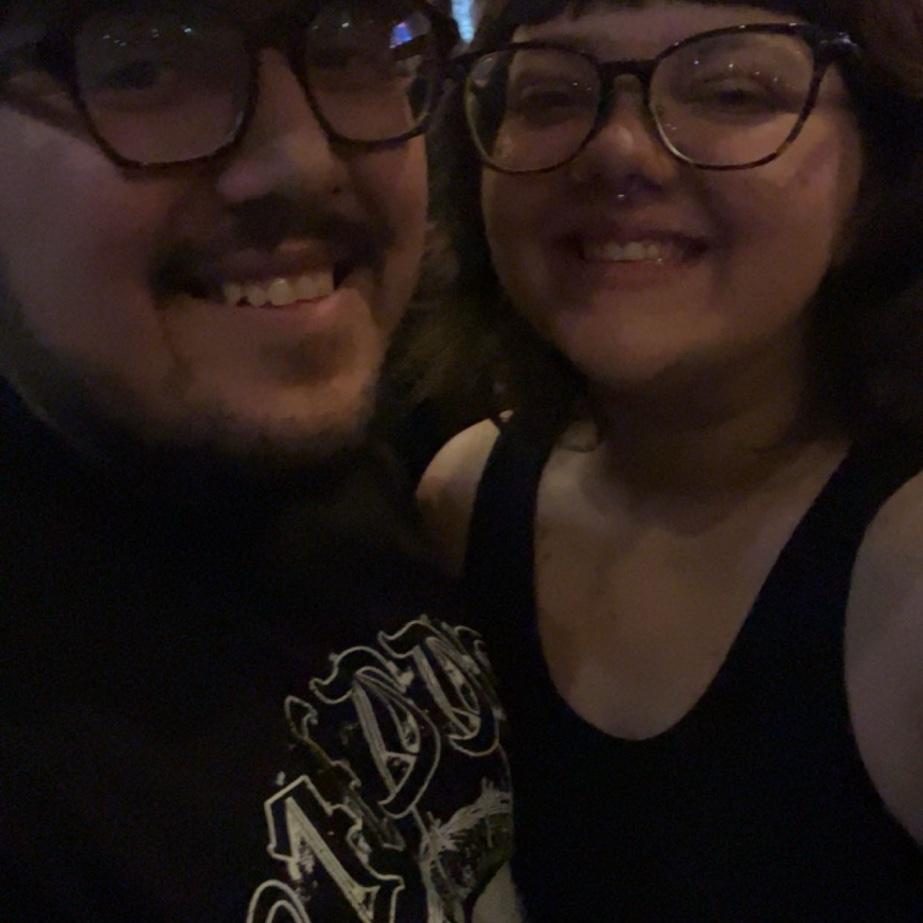 At a concert with friends!