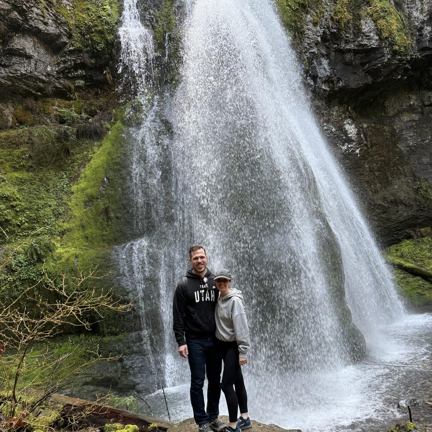Paul and Carina's first trip to Oregon together