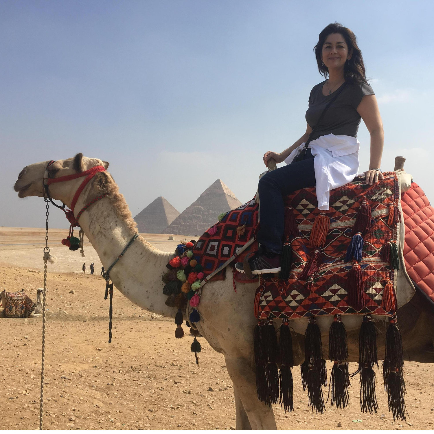 Norma in Egypt - the photo that made David look twice : )