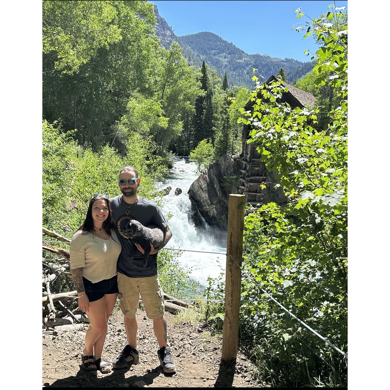 Brian took Alisha to one of her bucket list places, Crystal Mills, Colorado!