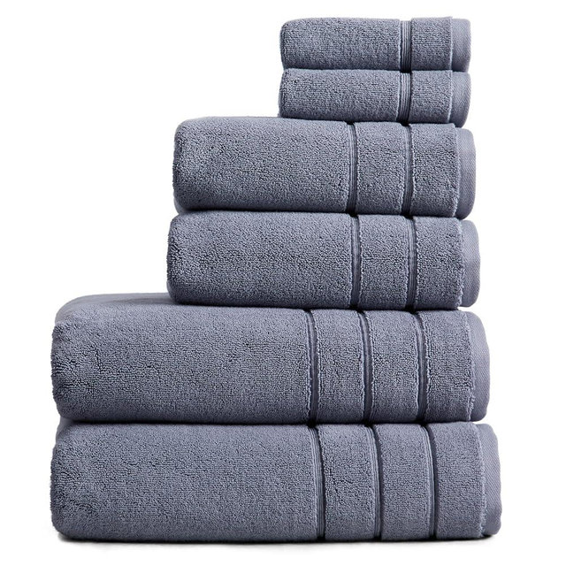 Springtree Home Luxury Turkish Cotton Bath Towels Set | 100% Turkish Cotton | Premium Bath Towels | Ultra Soft Thick Plush & Highly Absorbent | Luxury Hotel & Spa Bathroom Towels | Dusk