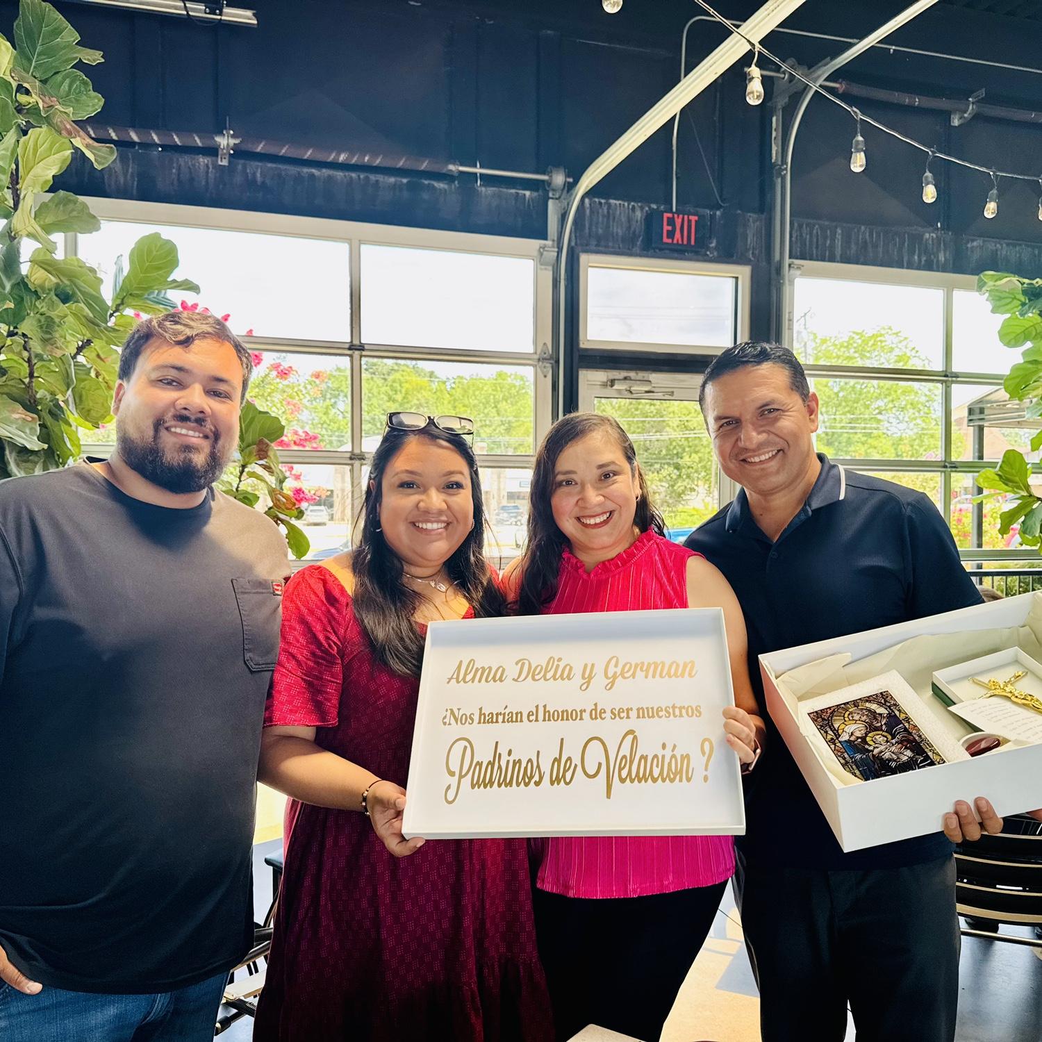 Padrinos de Velacion Alma Delia Y German Benavides