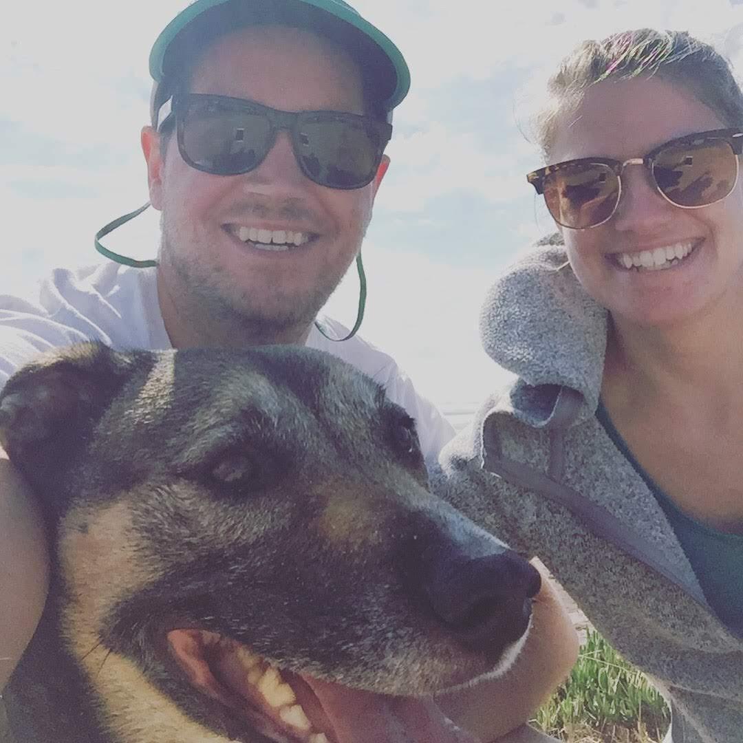 Frank's favorite spot, the dog beach in Santa Cruz
June 2018