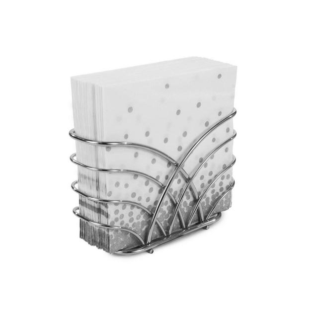 Spectrum Flower Metal Napkin Holder in Chrome