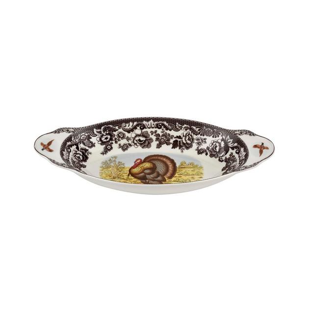 Spode Woodland Turkey Bread Tray