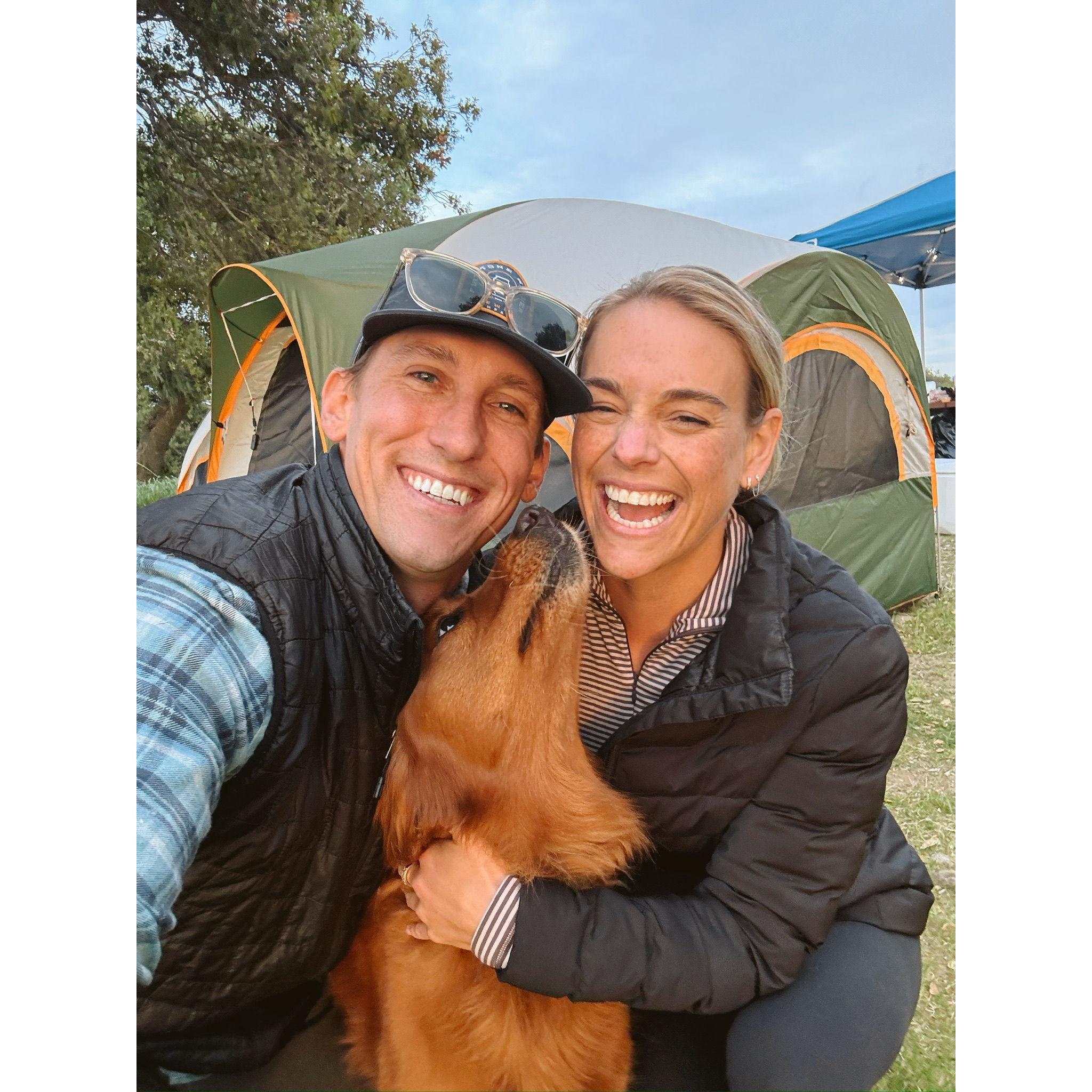 Camping with the Sweeper Man