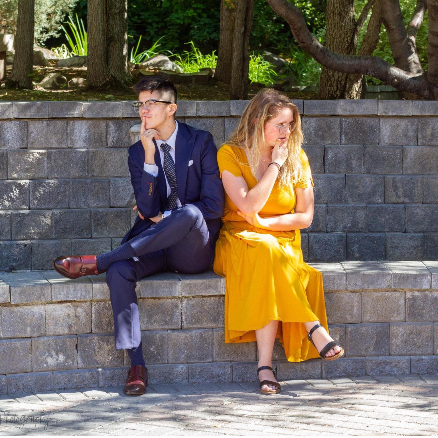 August 2021:
Some pics from a photoshoot a friend took for Ashley and JJ that really show off their personalities and goofy dynamic.