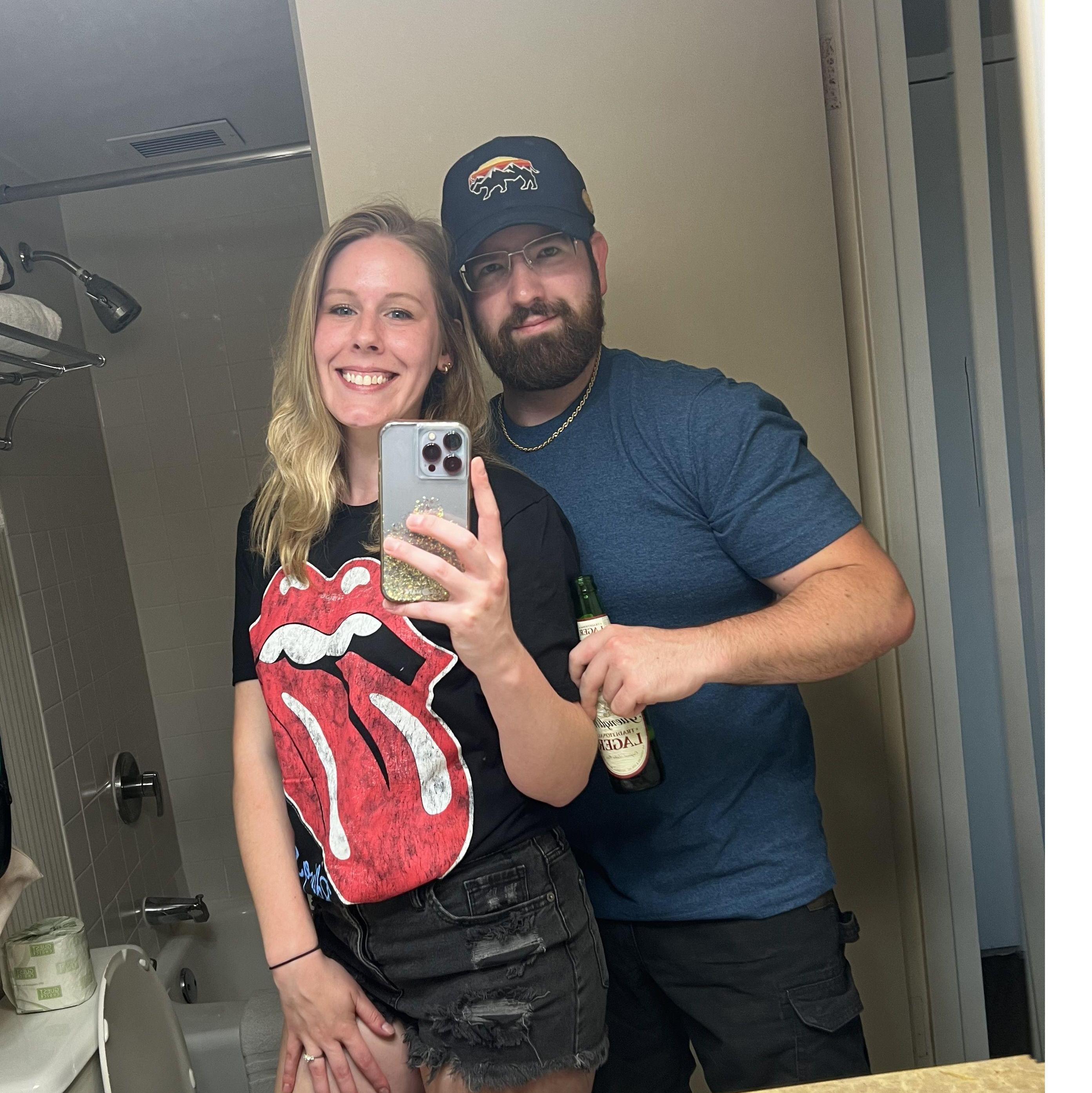 Getting ready for The Rolling Stones Concert in NJ!