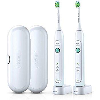 Philips Sonicare HX6732/74 Healthywhite Electric Rechargeable Toothbrush 2-pack