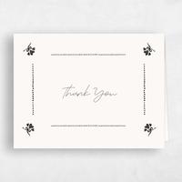 Beige Wedding Thank You - Coeur Landscape