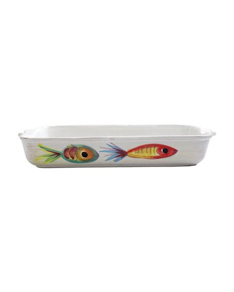 VietriPesci Colorati Rectangular Baker