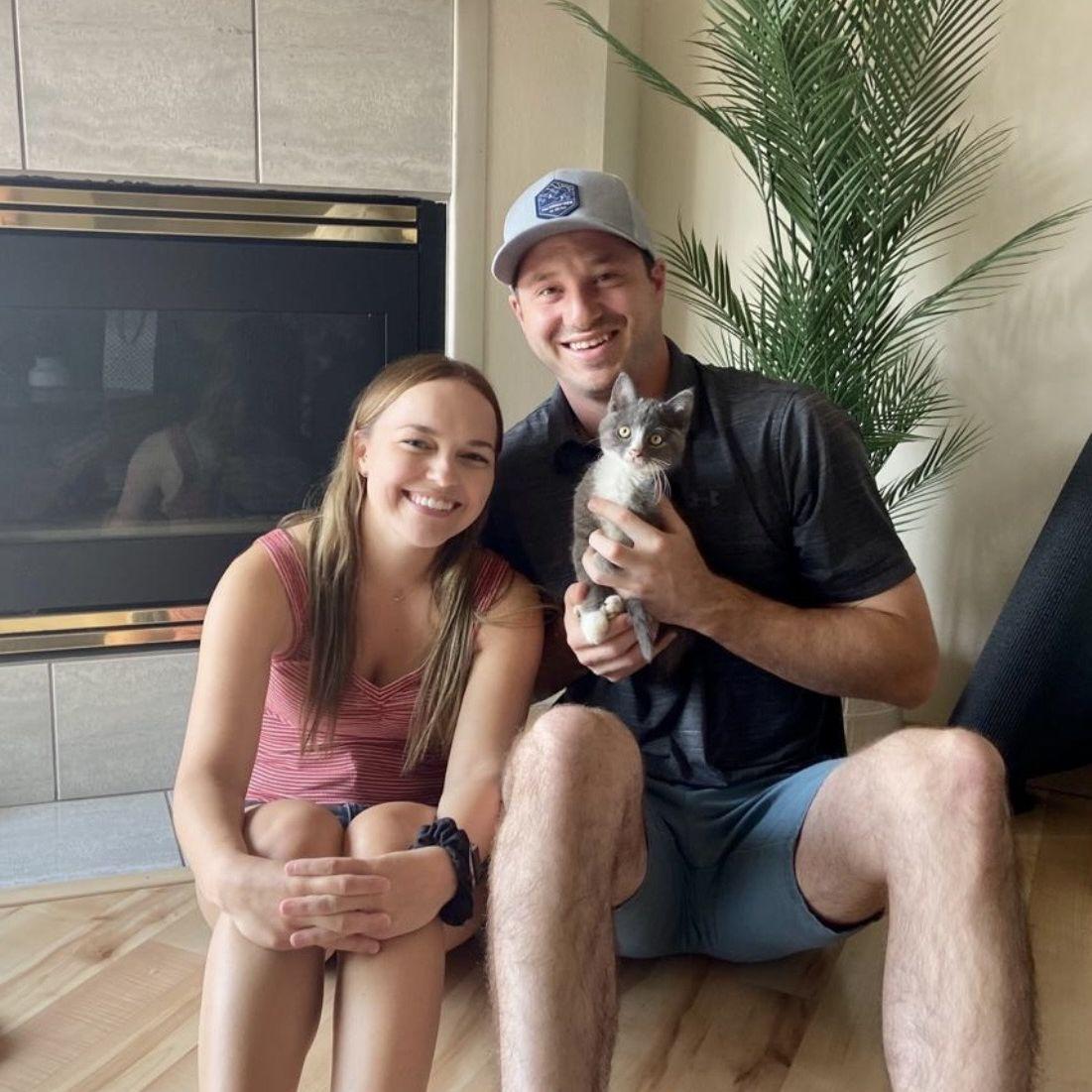 Our first pet! Meet our kitty, Stan :)