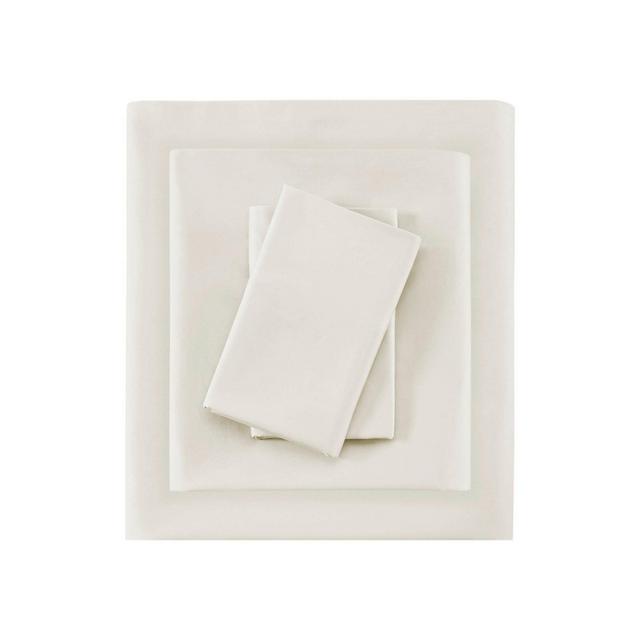 Liquid Cotton Sheet Set (Queen)Ivory