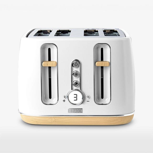 Haden Dorchester 4- Slice Matte White Toaster