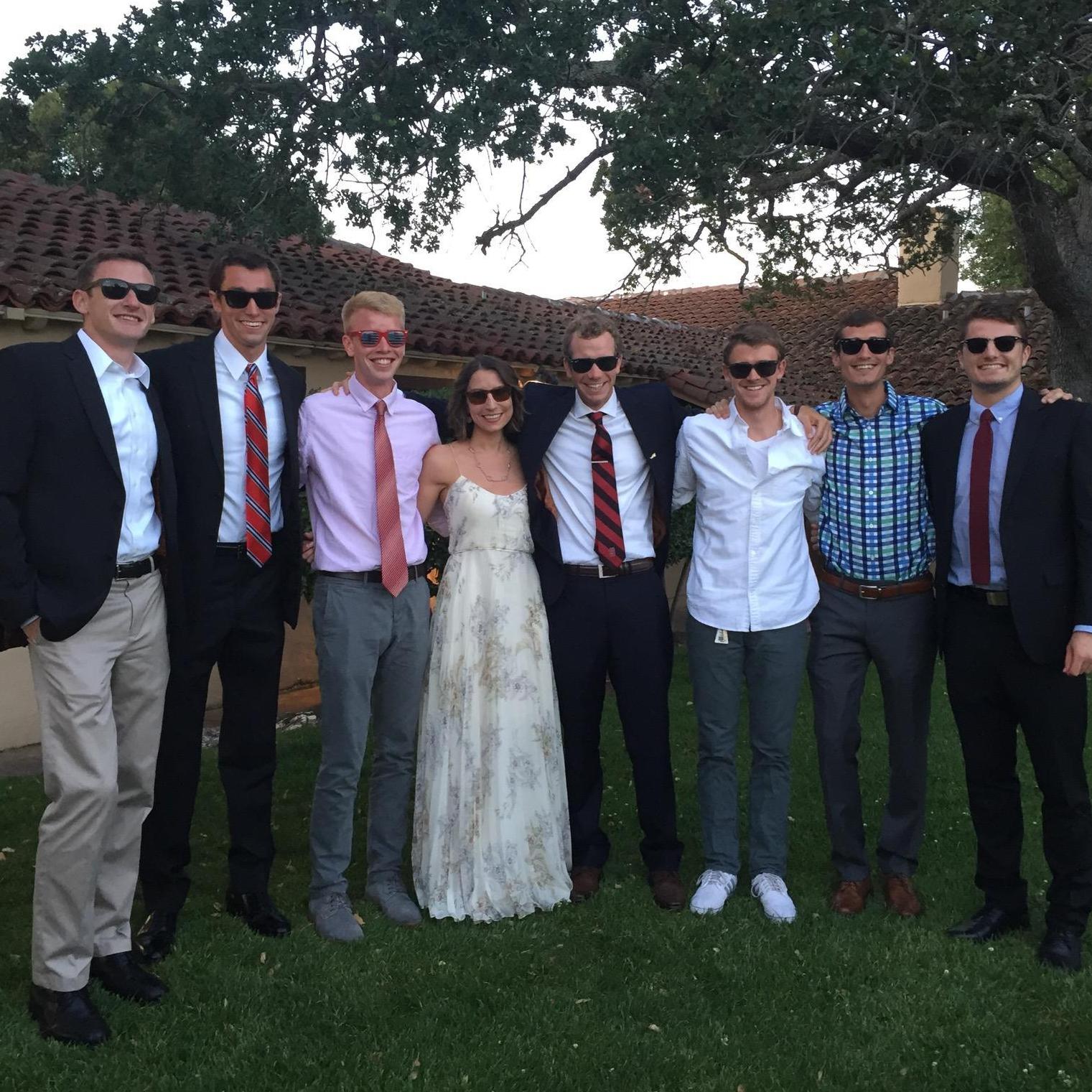 The time Amanda went to the Stanford team banquet and got two dozen roses from John's athletes… not planned by John.