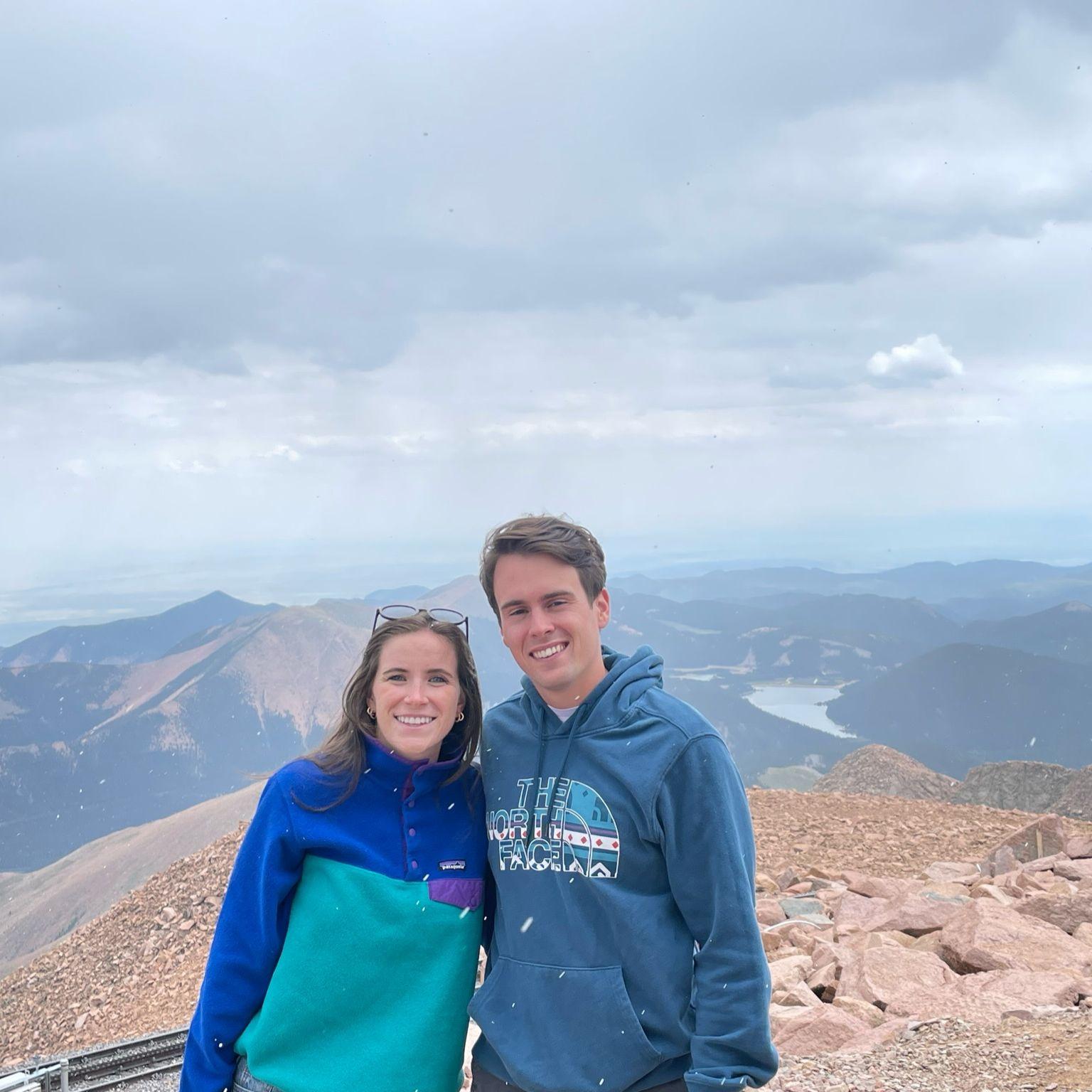 Kyle's first time to Colorado - on top of Pikes Peak! August 2023