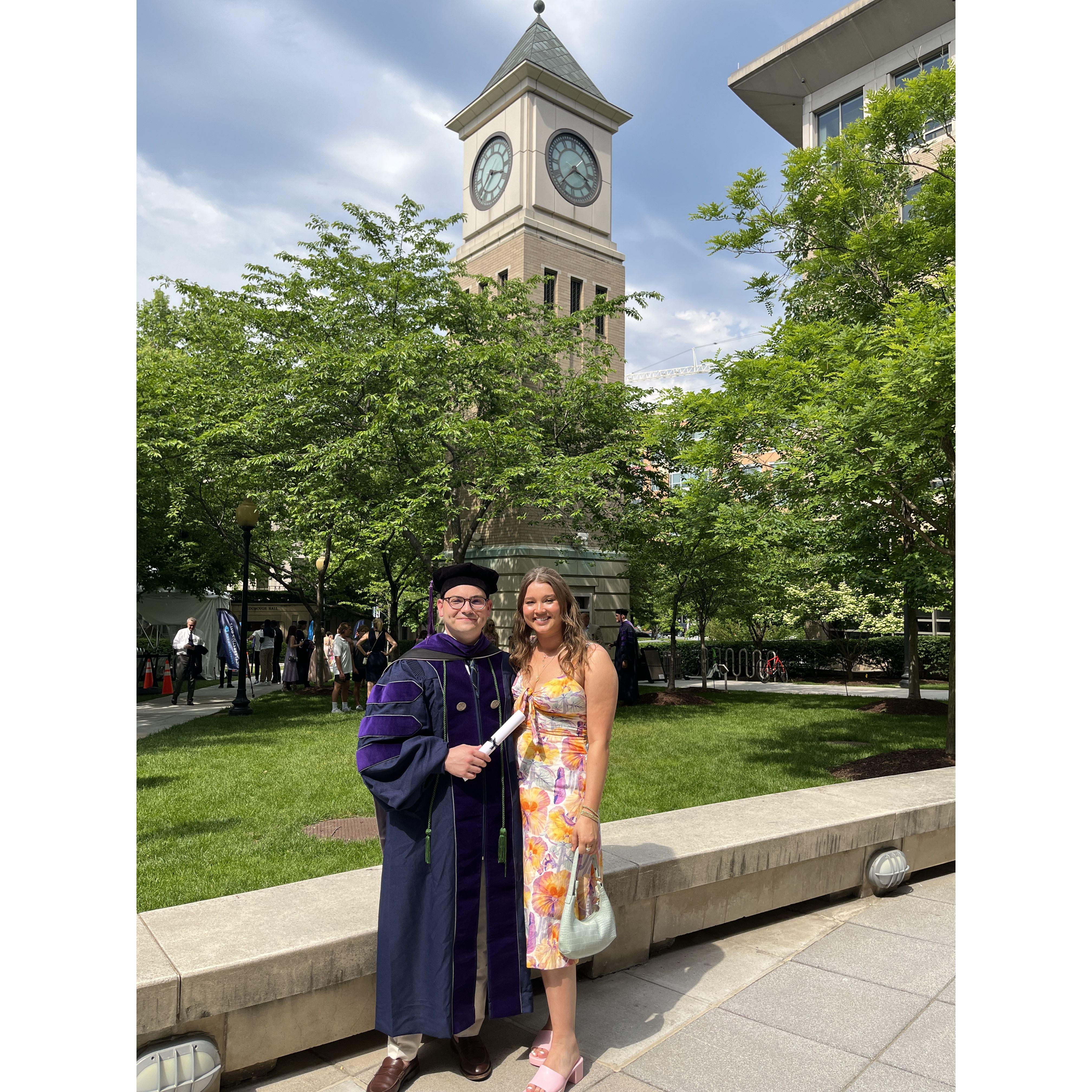 Will's Law School graduation, Georgetown University Law Center, 2022