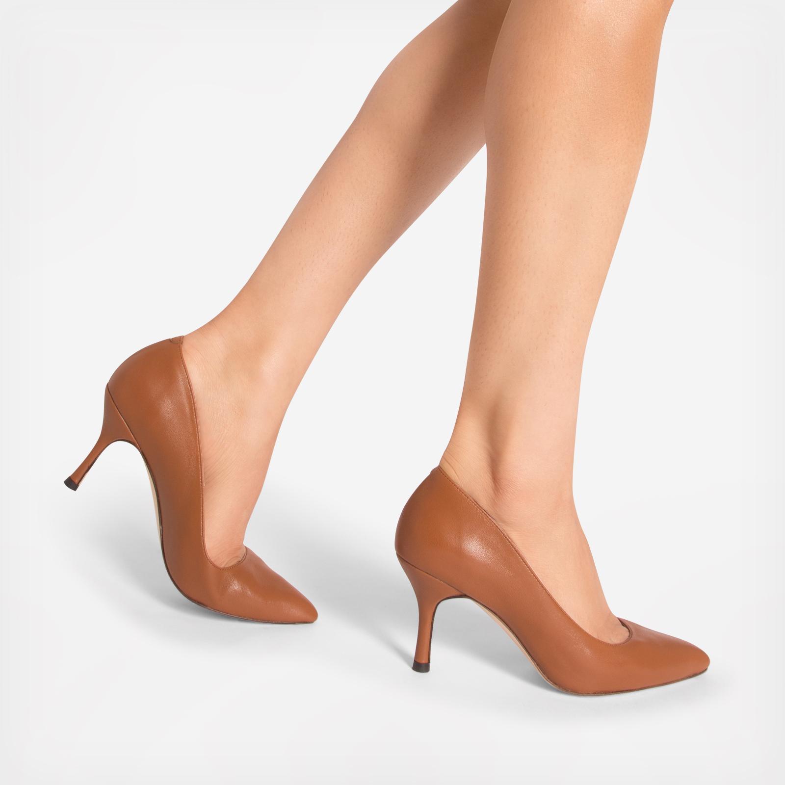 caramel pumps