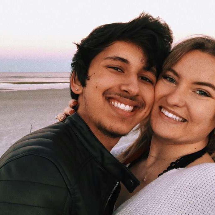 Ben and Ally at Jacksonville Beach