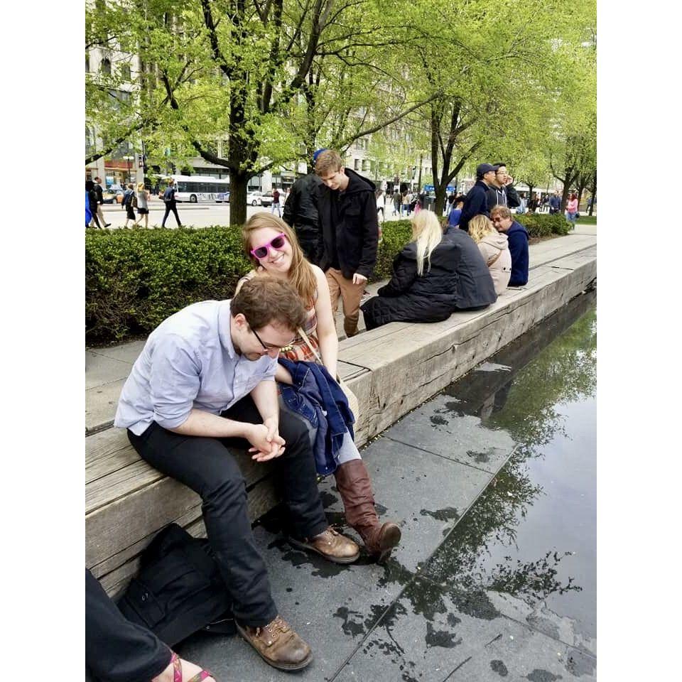 Our first trip to Chicago together.
