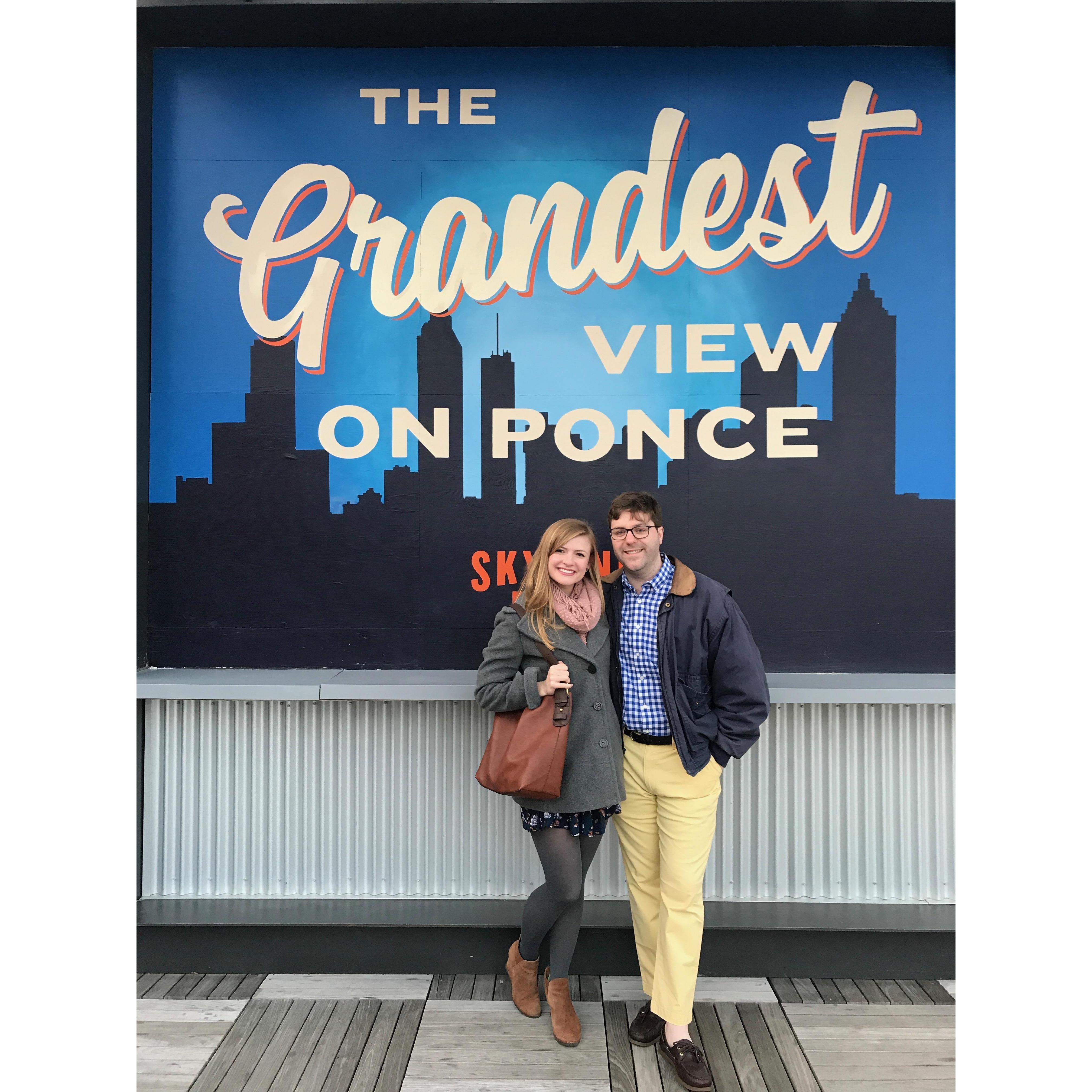 Dan visited Eason in Atlanta the year after she graduated college (2017-2018), when she was living at home