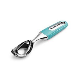 KitchenAid Stainless Steel Ice Cream Scoop, Aqua Sky