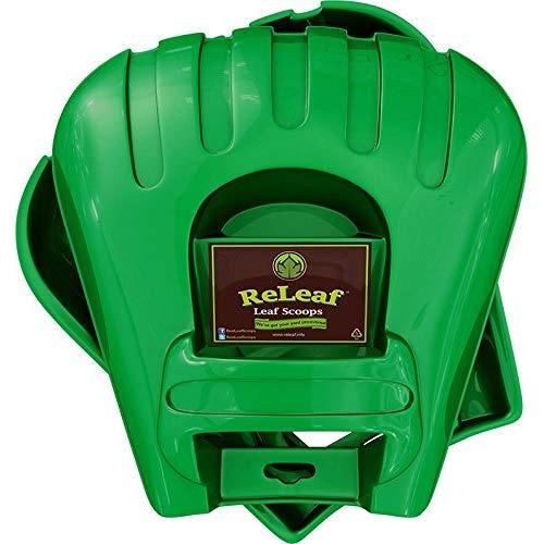 ReLeaf Leaf Scoops: Ergonomic, Large Hand Held Rakes for Fast Leaf & Lawn Grass Removal