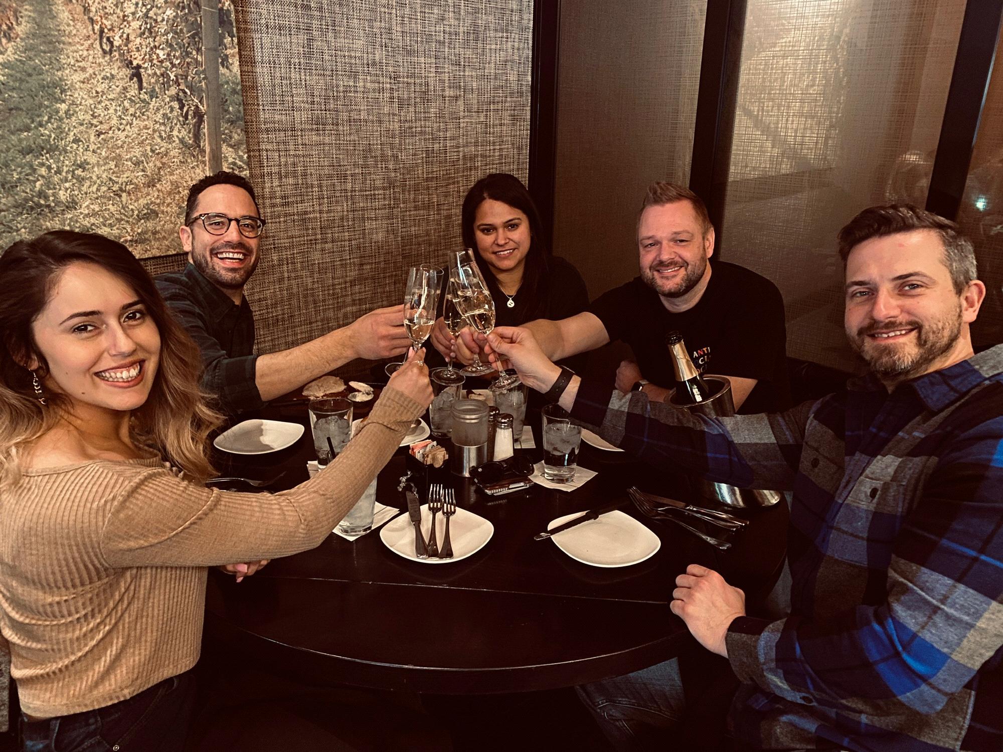 Cheers 🥂 to being engaged 🥰