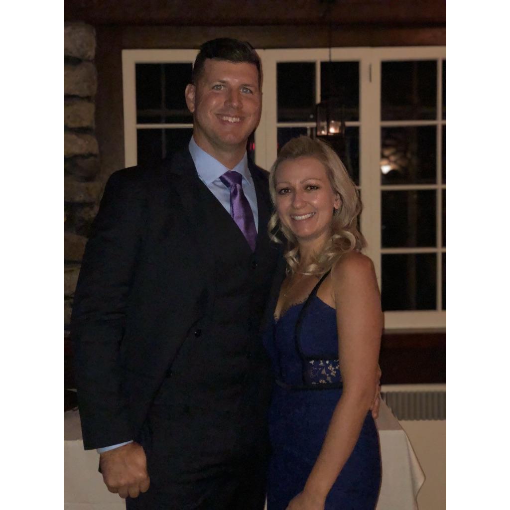 At Kerry and Seth's wedding