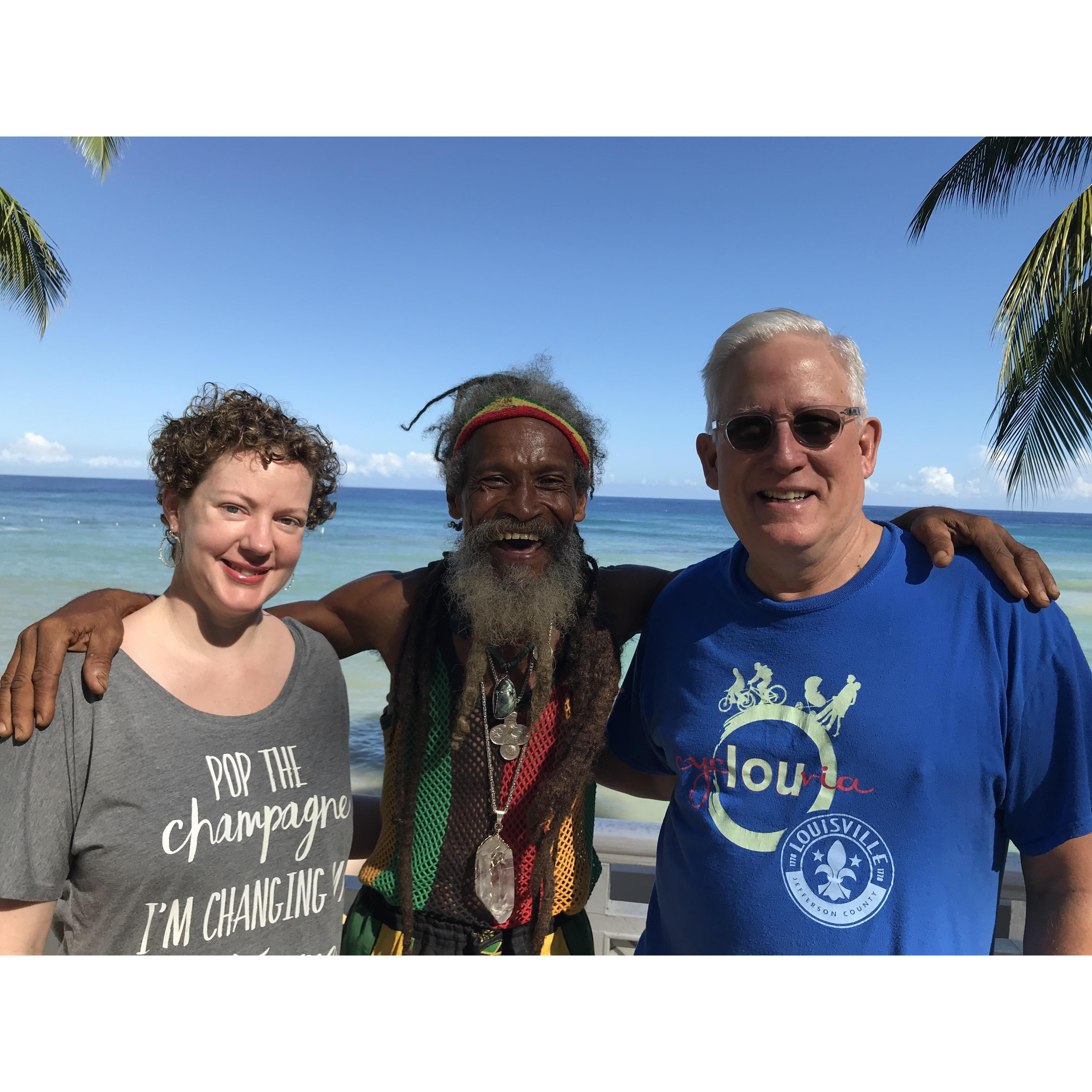 Our yoga instructor three mornings of the honeymoon taught us to “breathe long, slow, and deep.”