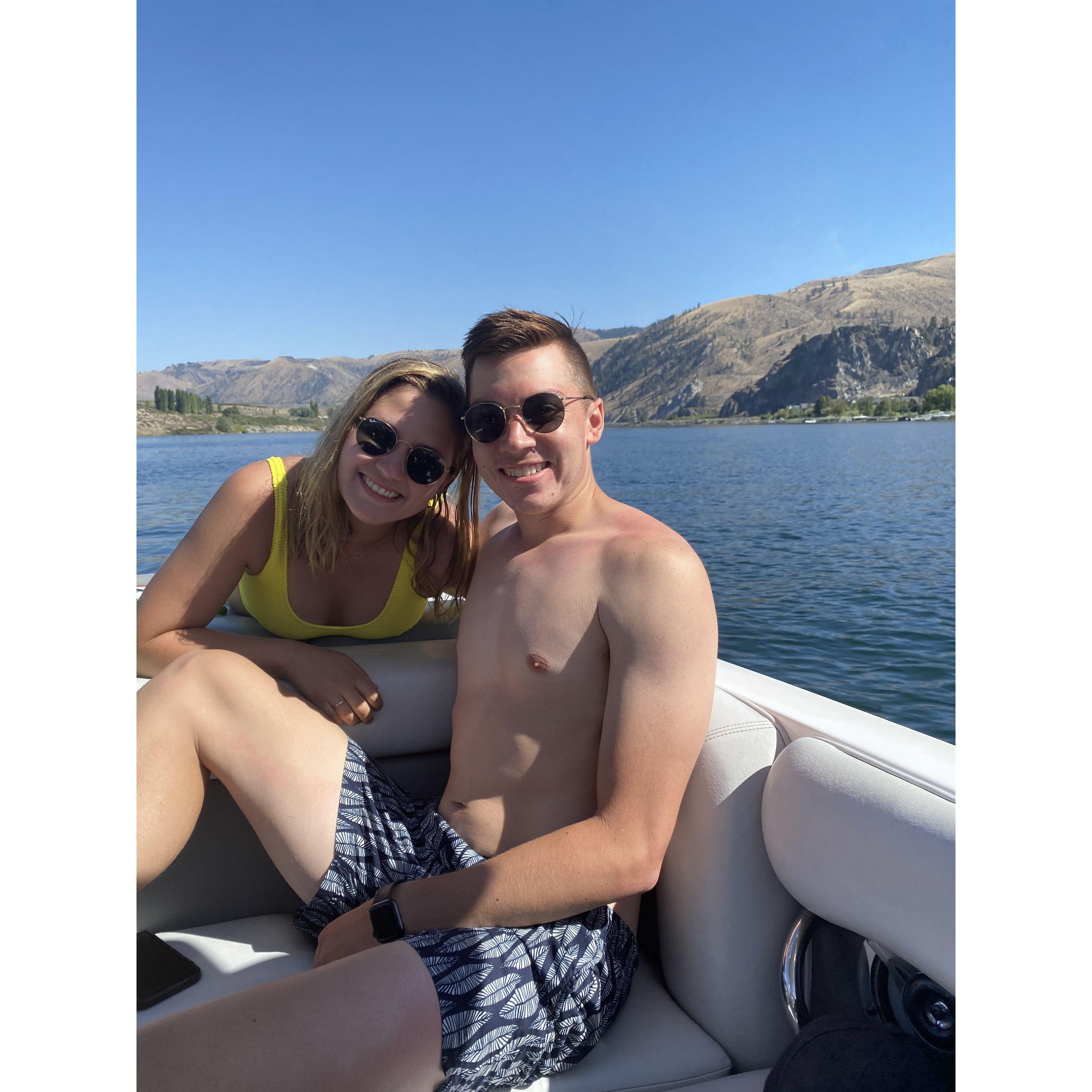 In Chelan with friends