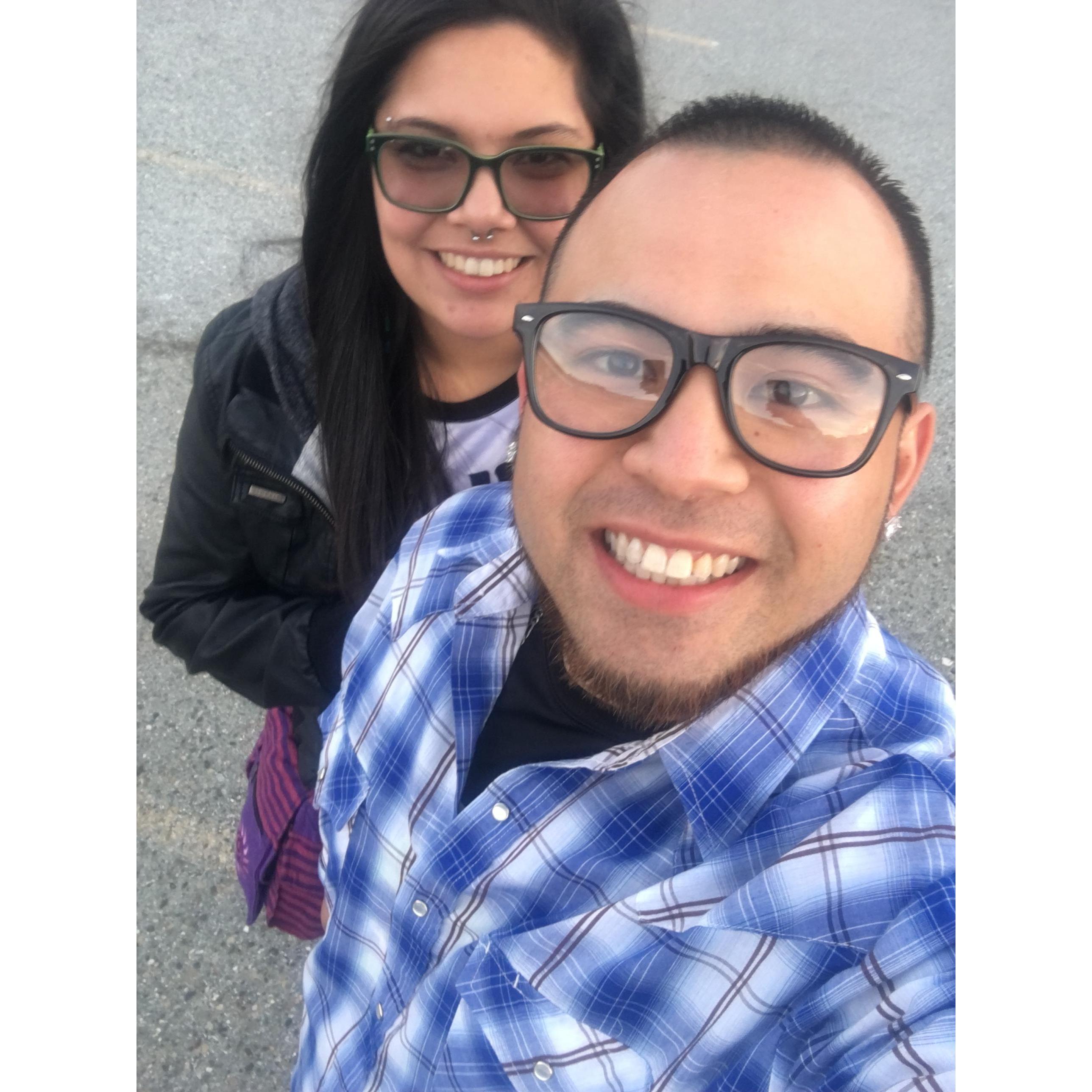 We have grown up so much! This was one of our 1st dates together.