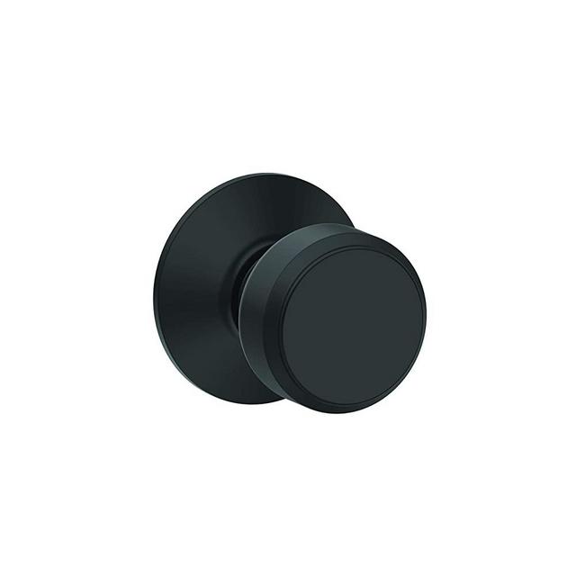 SCHLAGE F10 BWE 622 Bowery Passage Lock Knob, Matte Black