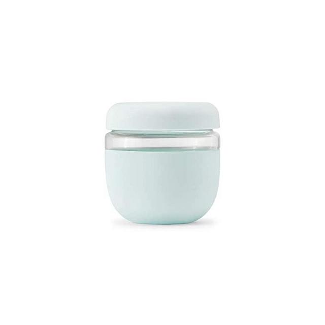 W&P WP-PSTL-MT Seal Tight Porter Lunch Bowl Container, Silicon with Glass, Leak&Spill Proof, Microwave and Dishwasher Safe, BPA-Free, 24 oz, Mint