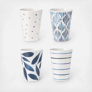 Blue Bay Melamine Assorted Tumbler, Set of 4