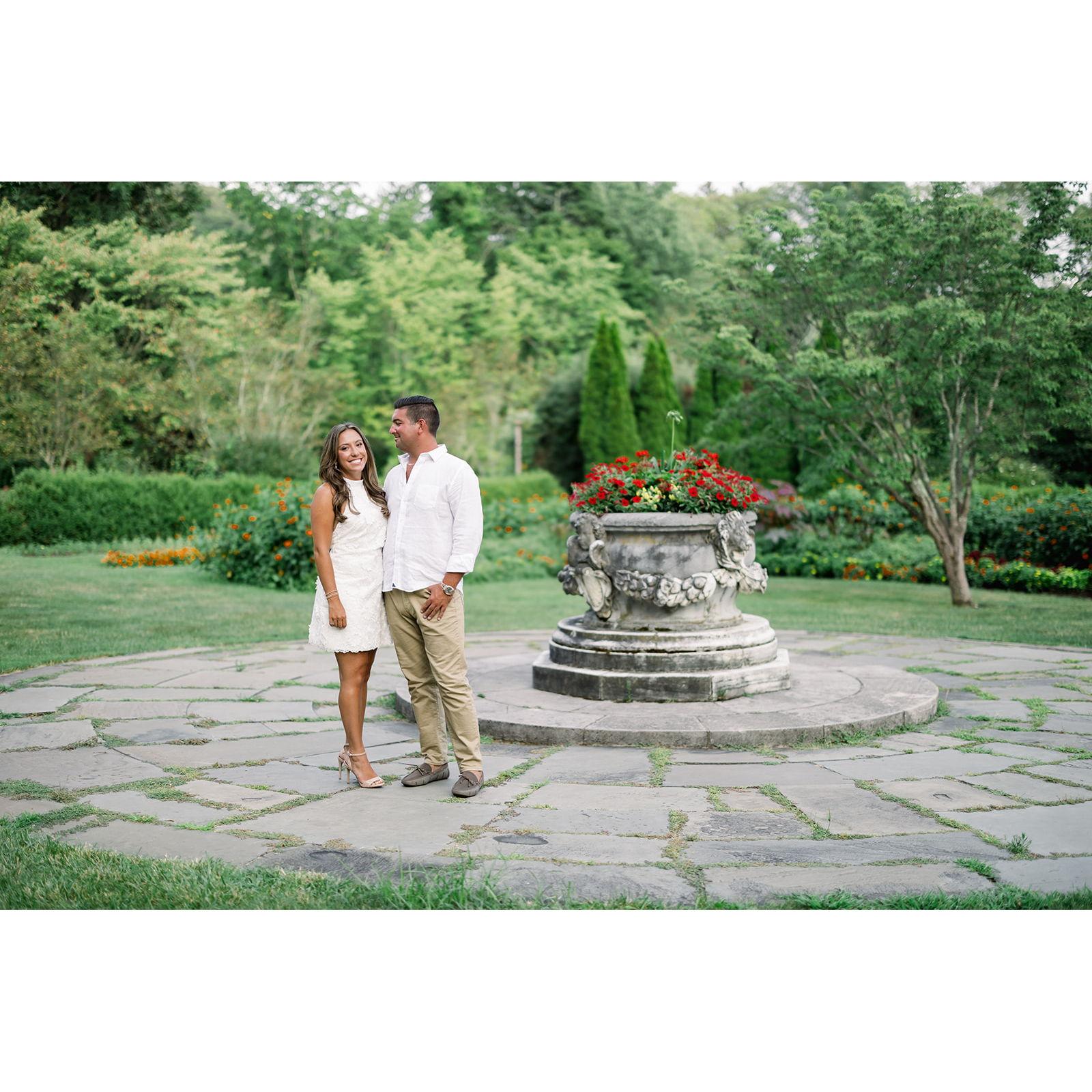 The first photo we took at our engagement shoot - July 18, 2024...